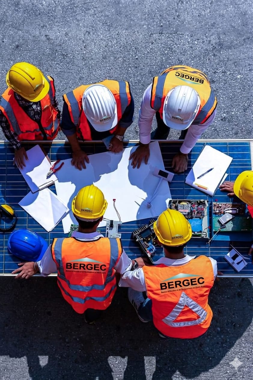 Équipe technique BERGEC au travail